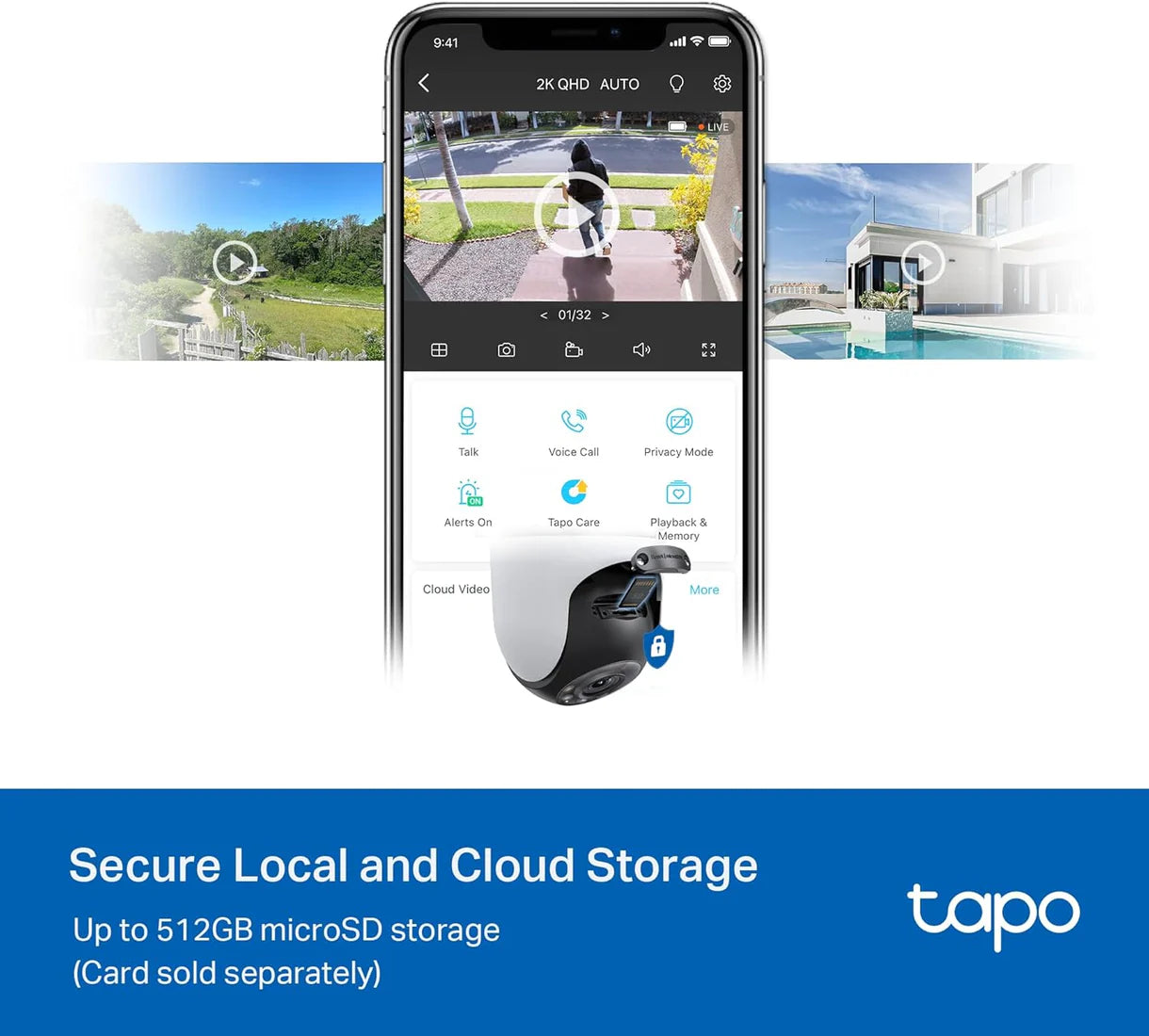 Tapo C520WS Outdoor Pan/Tilt Security Wi-Fi Camera