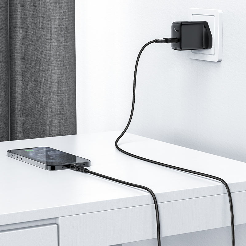 AceFast C4-02 USB-A to Lightning 1.8m Charging Cable-Black AceFast C4-02 USB-A to Lightning 1.8m Charging Cable-Black
