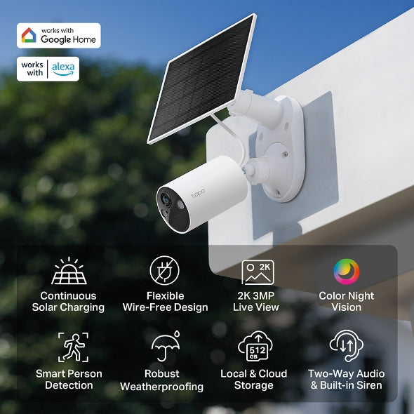 Tapo C410 KIT Solar-Powered Security Camera Kit