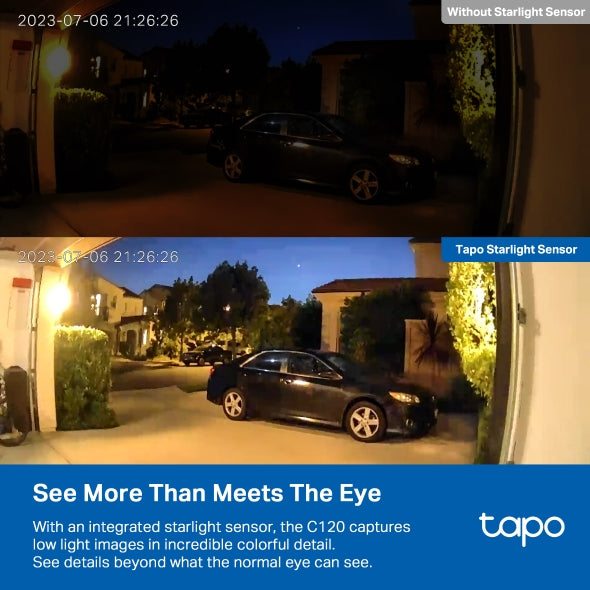 Tapo C120 Indoor/Outdoor Wi‑Fi Home Security Camera