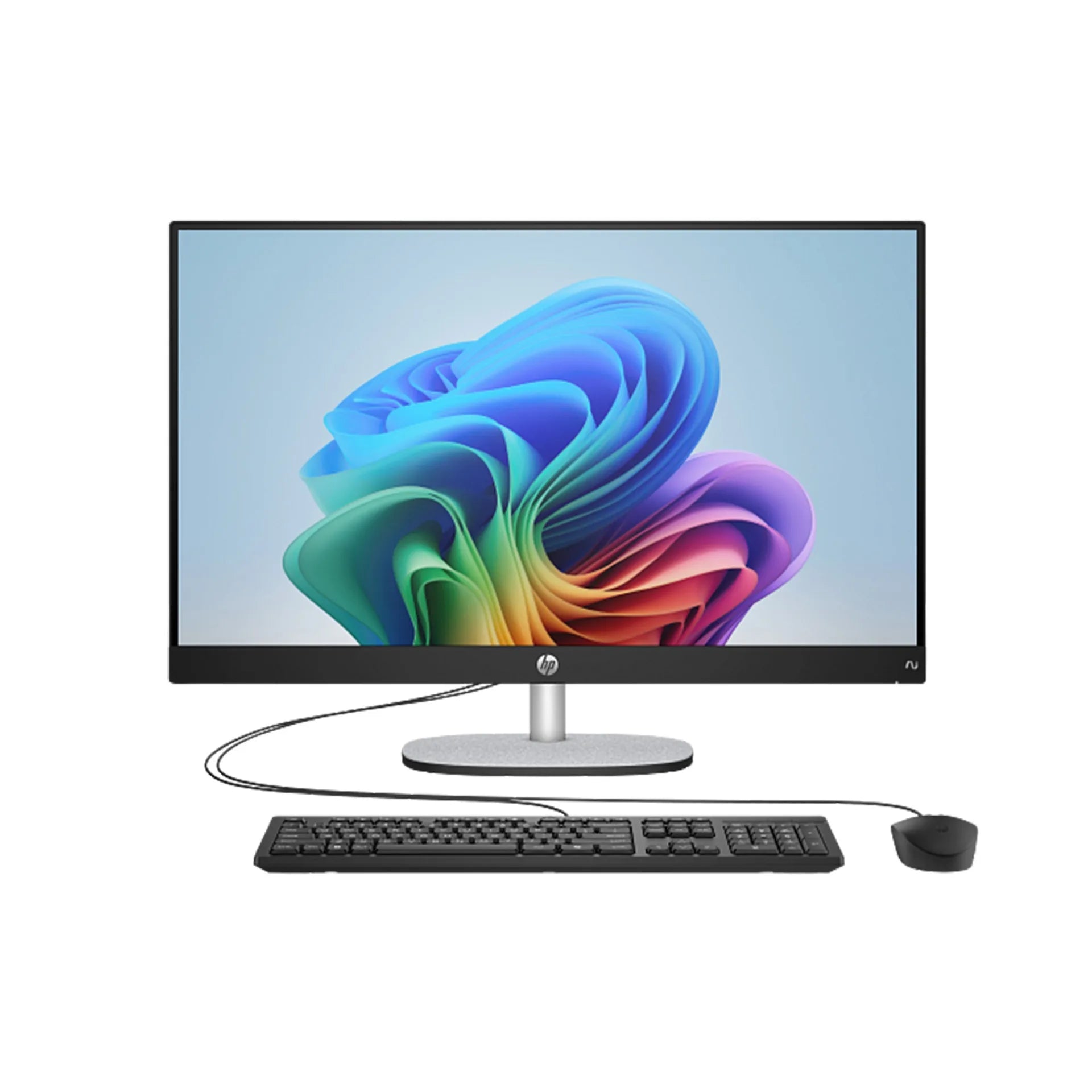 HP All-in-One Next Gen AI Desktop, BZ6N2EA, 27 inches FHD Display, AMD Ryzen AI 7 350 Processor, 16 GB RAM, 1 TB SSD, Windows 11 Home, Shell White, 27-CT2000NE