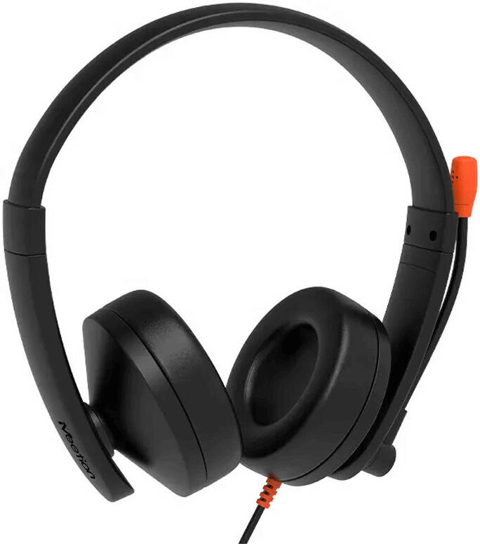 Meetion HP003 3.5mm Telephony Headset with rotatable microphone for office and online use in Qatar.