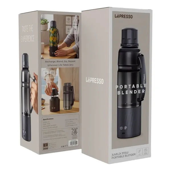 LePresso Juvelix Portable Juicer Blender | Black
