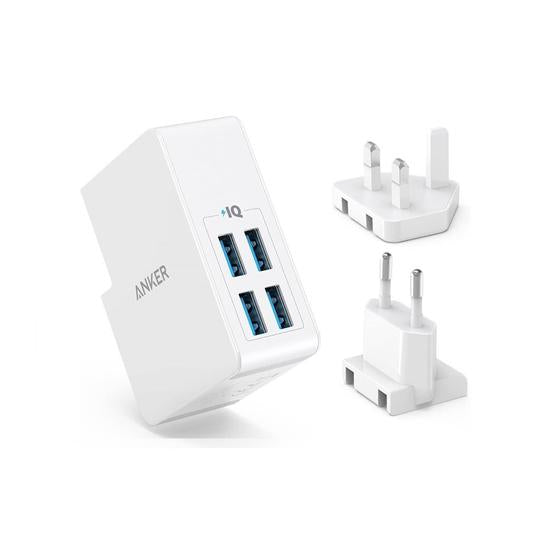 Anker PowerPort Lite 4-Port USB Wall Charger A2042L21 Anker PowerPort Lite 4-Port USB Wall Charger A2042L21