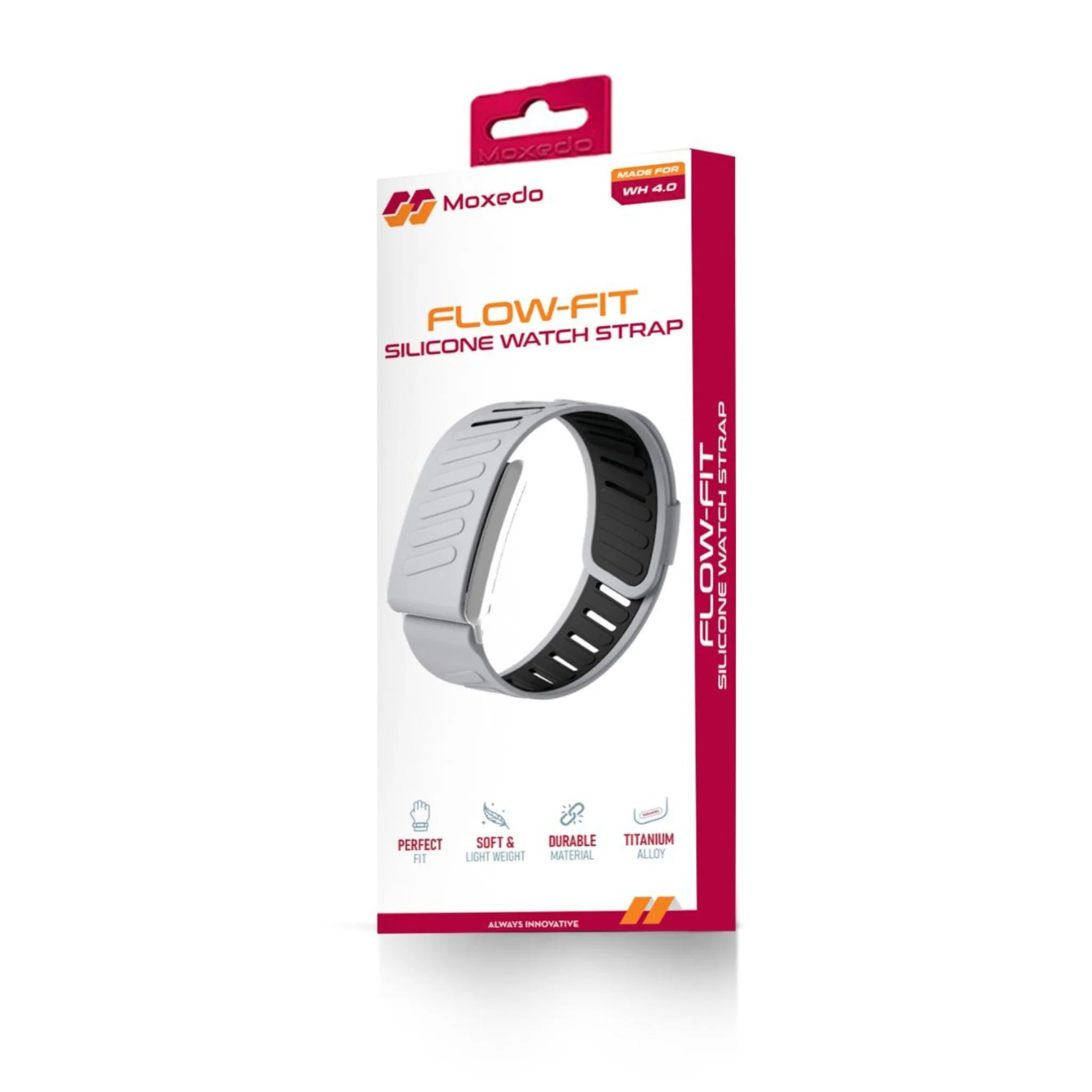 Moxedo Flow-Fit Whoop 5.0 Silicone Band - Beige / Whoop Peak