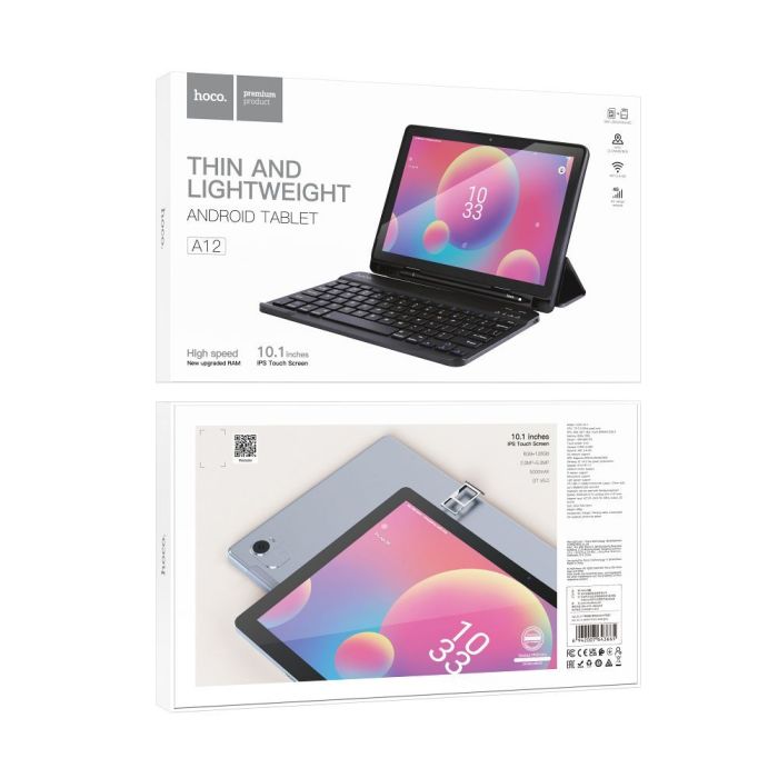 HOCO A12 Tablet Grey in Qatar – 10.1″ Display, Dual SIM, Powerful & Affordable