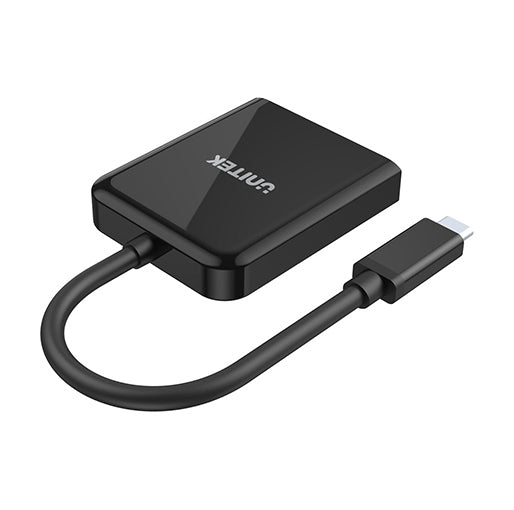 Unitek 8K USB-C to Dual DisplayPort 1.4 Adapter with MST Dual Monitor Unitek 8K USB-C to Dual DisplayPort 1.4 Adapter with MST Dual Monitor
