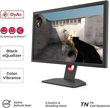 Benq Zowie XL2546K 240Hz 24.5 Esports Gaming Monitor Black