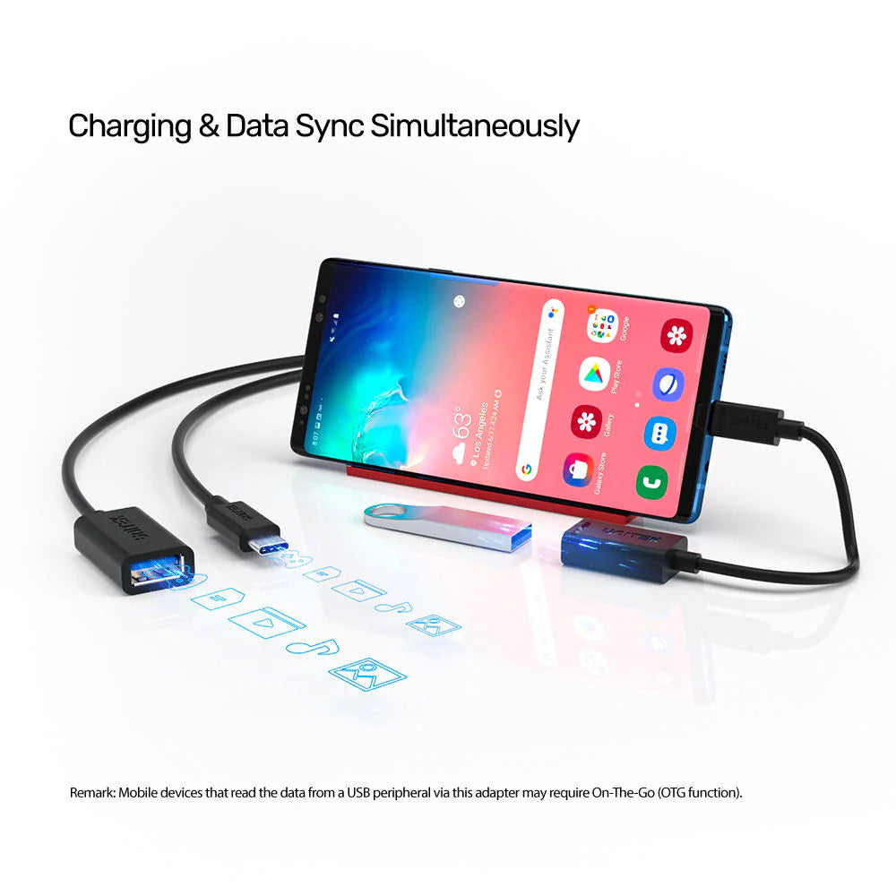 Unitek USB-C to USB-A Adapter with 5Gbps (USB 3.0) Unitek USB-C to USB-A Adapter with 5Gbps (USB 3.0)