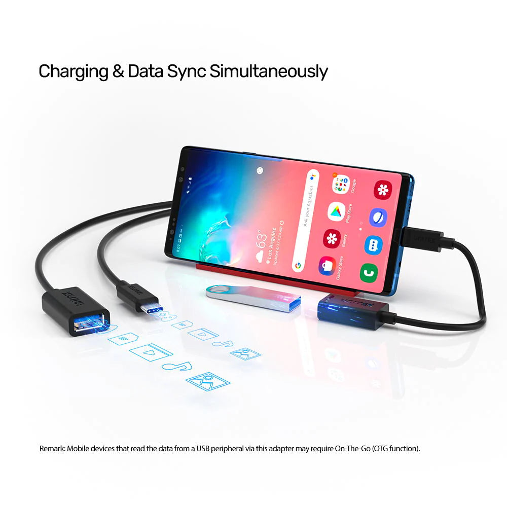 Unitek USB-C to USB-A Adapter with 5Gbps (USB 3.0)