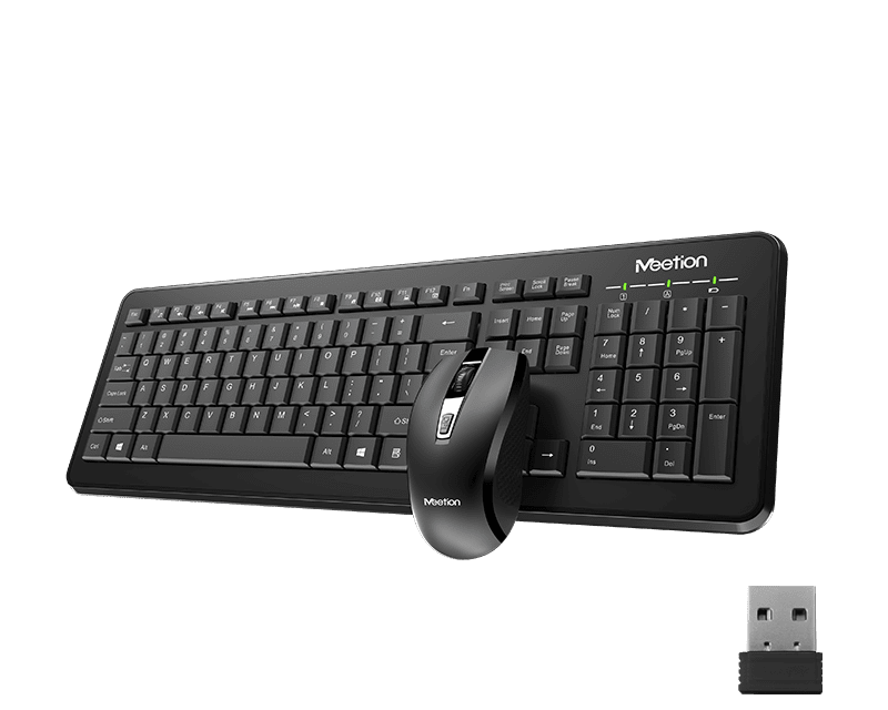 Meetion MT-C4120 2.4G Wireless Keyboard & Mouse Combo – ergonomic design for office and home in Qatar.