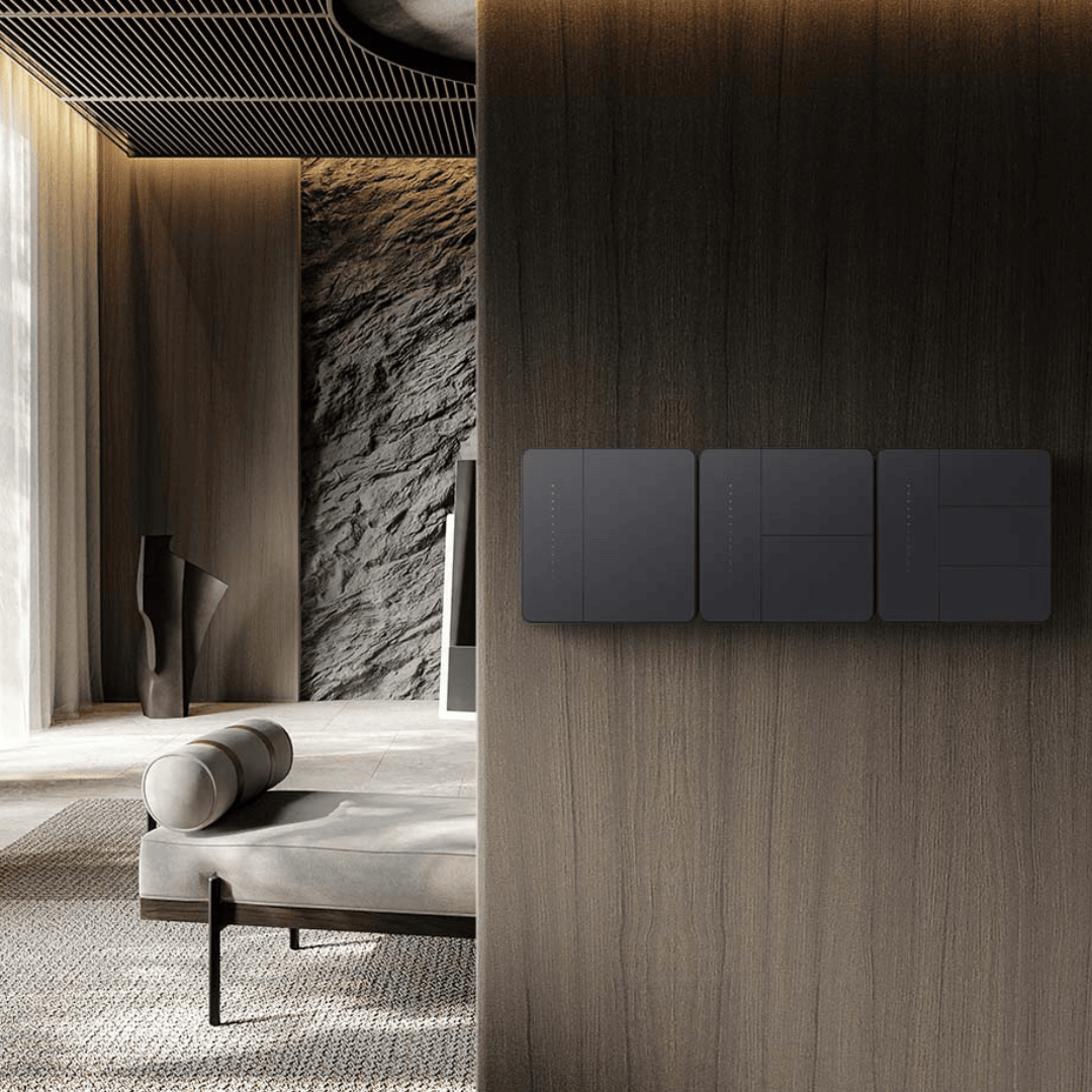 Aqara Wall Switch Z1 Pro - Four Rockers - Black