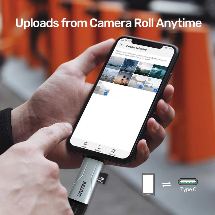 Mada Card Scanner UNITEK R1010A 2-in-1 SD Card Reader | USB 3.0 SD & microSD | Qatar ...