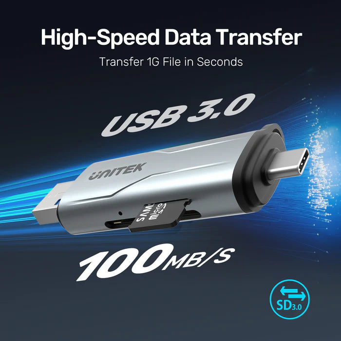 Mada Card Scanner Unitek R1010A 2-in-1 SD 3.0 Card Reader | Price in Qatar – TechBay
