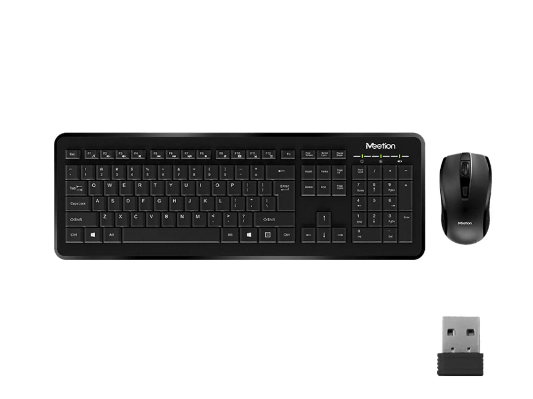 Meetion MT-C4120 2.4G Wireless Keyboard & Mouse Combo – ergonomic design for office and home in Qatar.
