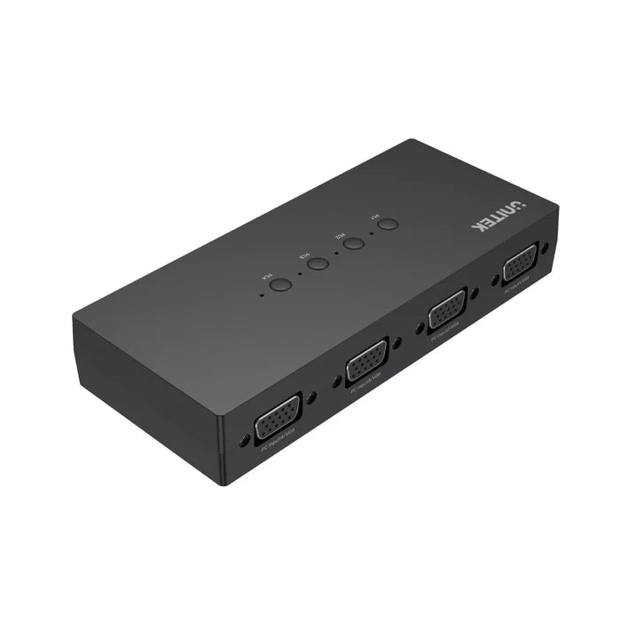 UNITEK VGA KVM Switch 4 In 1 Out UNITEK VGA KVM Switch 4 In 1 Out