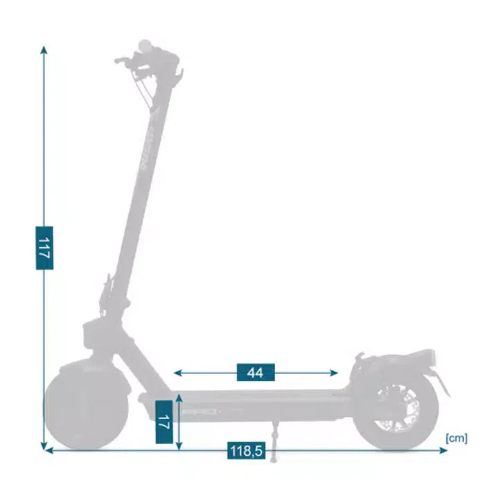 Ducati E-Scooter Pro-II Plus with Turn Signals - Black