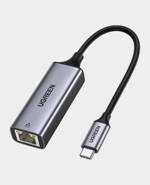 UGREEN USB-C to Ethernet Adapter CM199, 1000 Mbps, Space Grey, available online in Qatar with fast delivery