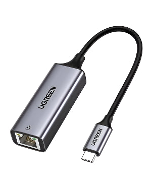 Ugreen USB-C 1000 Mbps Ethernet Adapter CM199 – Space Grey Ugreen USB-C 1000 Mbps Ethernet Adapter CM199 – Space Grey