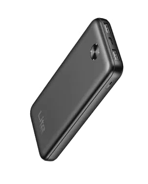 Moxedo Lite 10000mAh Power Bank 20W PD Fast Charging 2x USB-A 1x USB-C Lithium Polymer (MX-PB011) - Black Moxedo Lite 10000mAh Power Bank 20W PD Fast Charging 2x USB-A 1x USB-C Lithium Polymer (MX-PB011) - Black