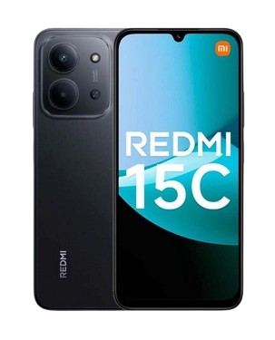 Xiaomi Redmi 15C 4G smartphone 8GB RAM 256GB storage in Midnight Black – Buy online in Qatar