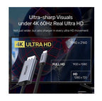 كابل Unitek 4K 60Hz USB-C إلى DisplayPort 1.2 - 2 متر