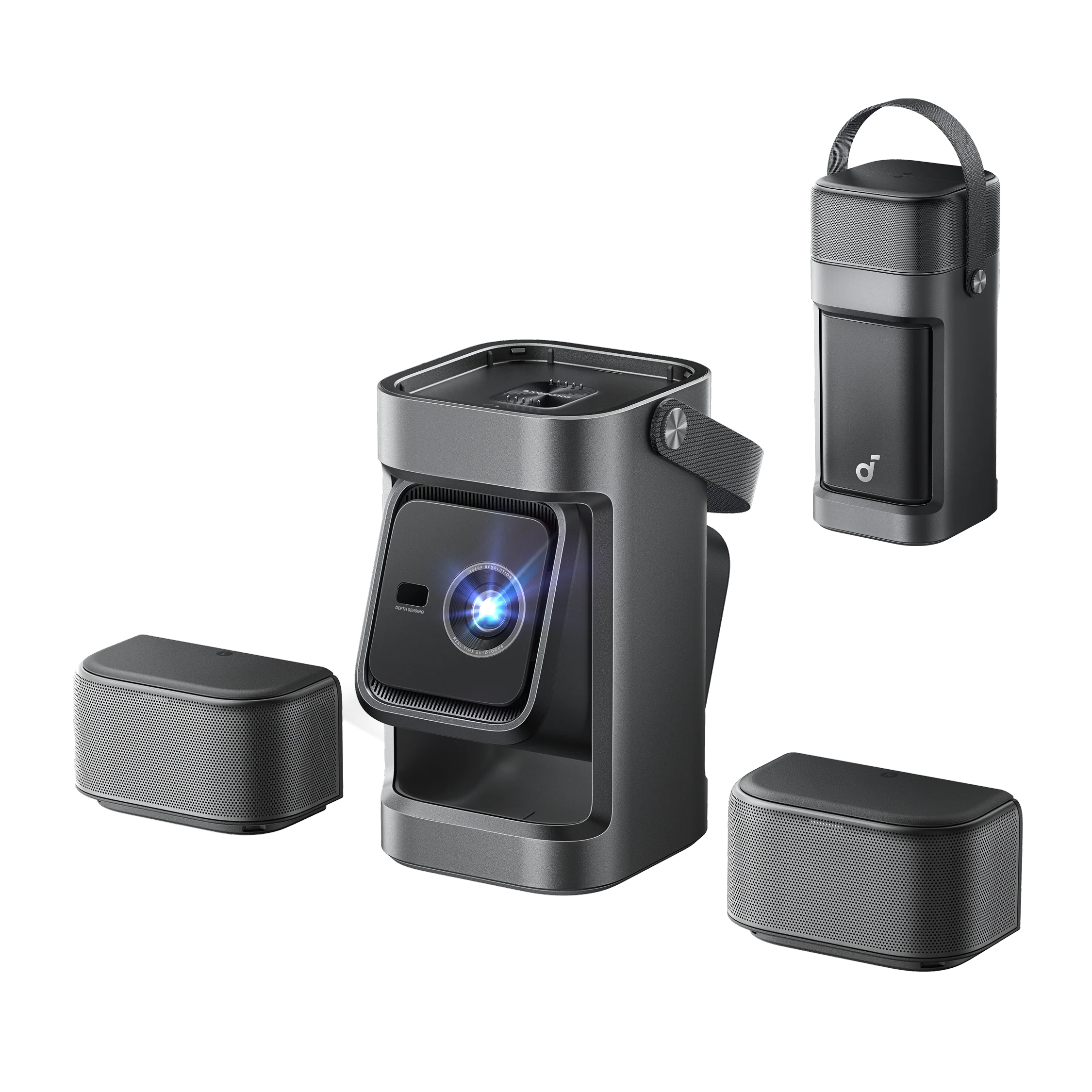 Soundcore Nebula P1 Portable Projector with Detachable Speakers - Black Soundcore Nebula P1 Portable Projector with Detachable Speakers - Black