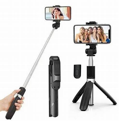 NYork Selfie Stick Tripod Black