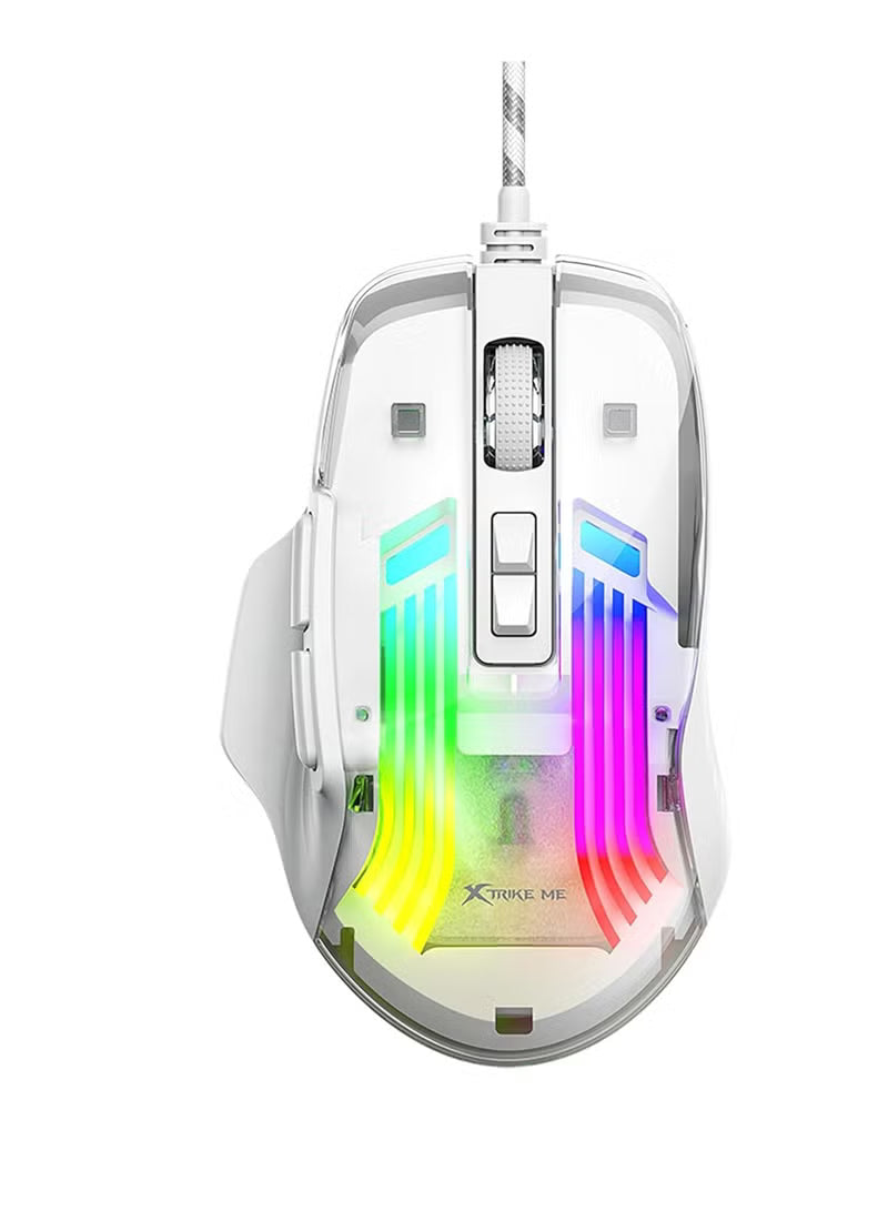Xtrike Me GM-319 Wired Gaming Mouse - White