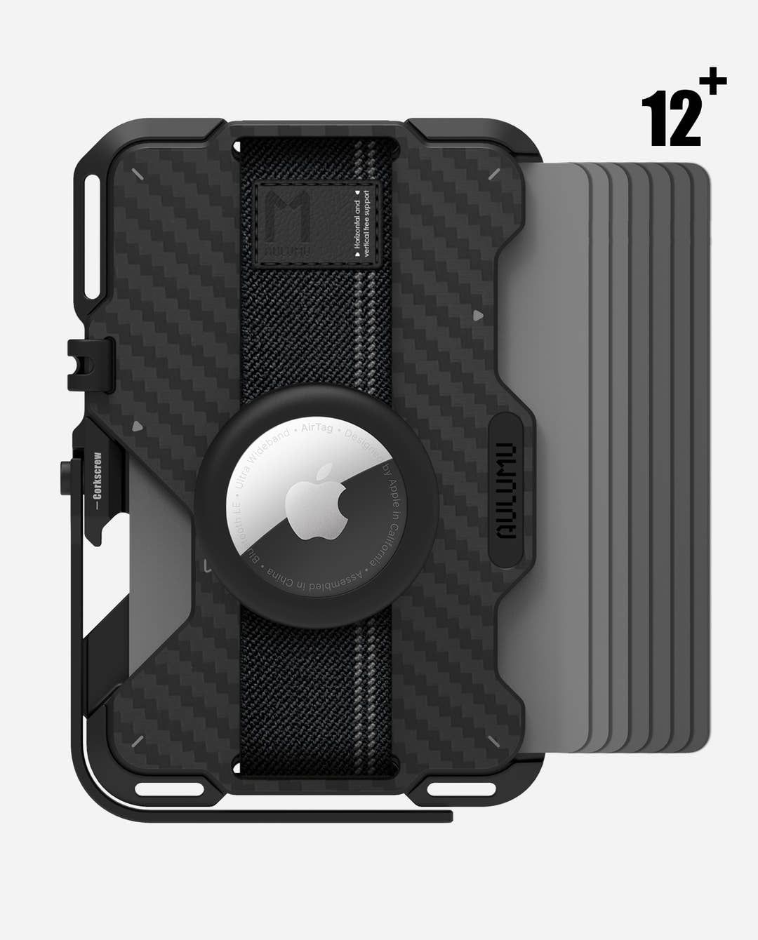 G03 Multi-Tool Magnetic Metal Wallet with Carbon Fiber Cover