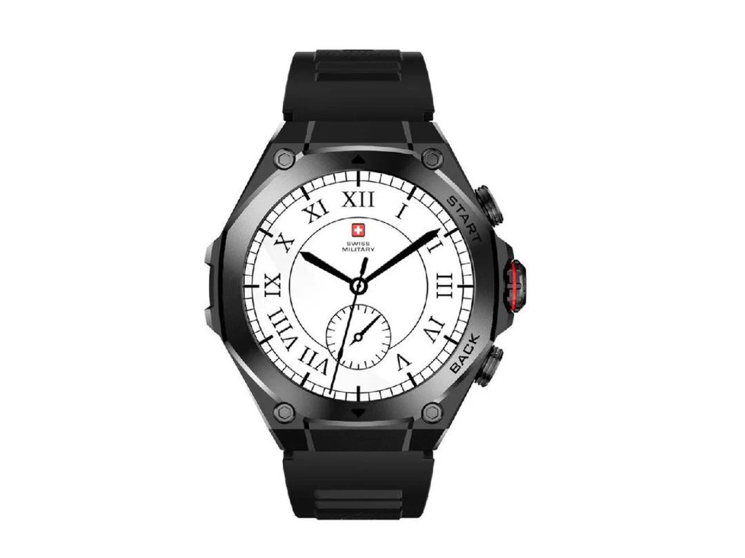 Swiss Military DOM 6 Smartwatch Black Silicone Strap Swiss Military DOM 6 Smartwatch Black Silicone Strap