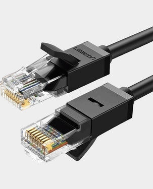 Ugreen Cat 6 Round UTP Gigabit Ethernet Network Cable 2m (UG-CBL-CAT6-NW102-2M-BLK) - Black