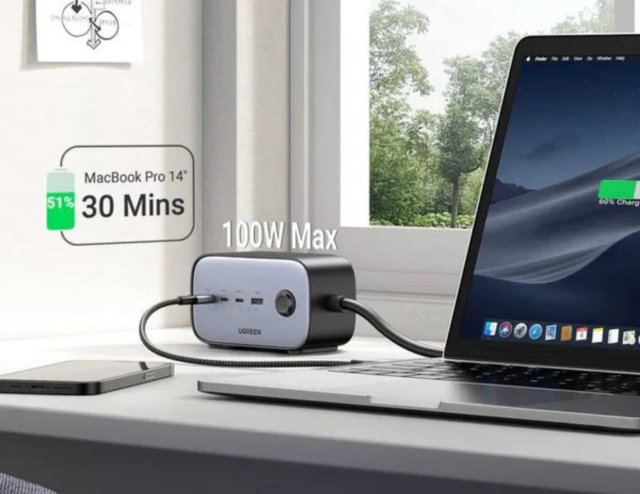 Ugreen Nexode Power Strip USB 100W