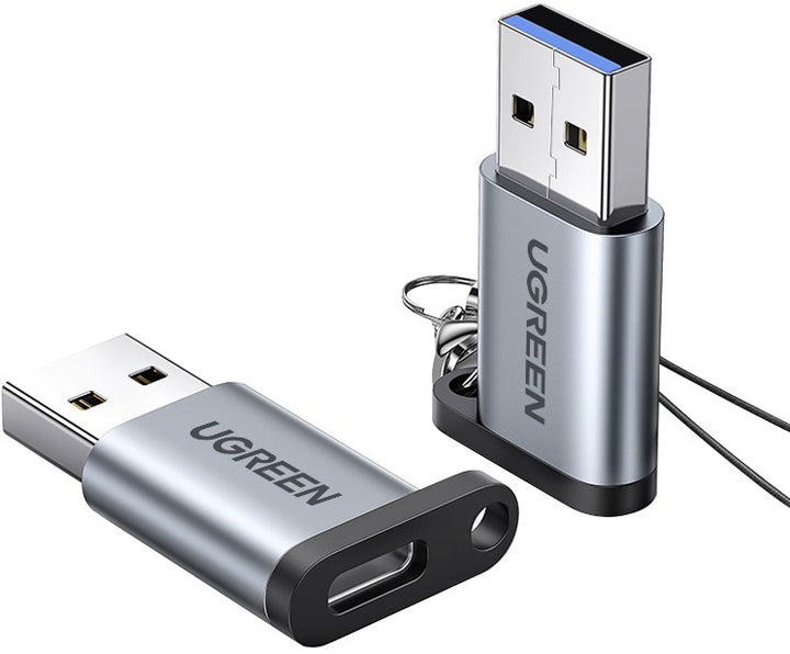 UGREEN USB C (female) - USB (male) adapter US276 USB 5Gb/s - gray UGREEN USB C (female) - USB (male) adapter US276 USB 5Gb/s - gray