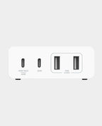 شاحن بيلكين بوست تشارج برو GaN بأربعة منافذ 108 واط - USB-C PD 3.0، شحن سريع، أبيض (WCH010MYWH)