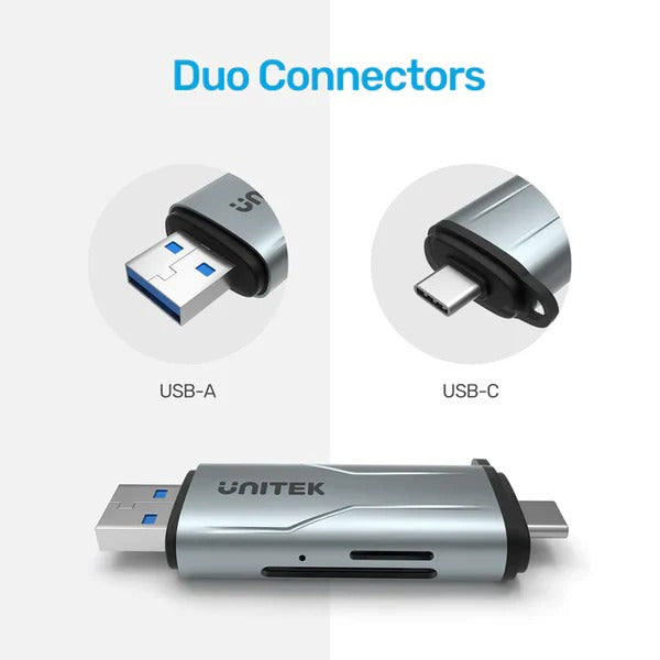 Unitek R1010A 2-in-1 SD 3.0 Card Reader
