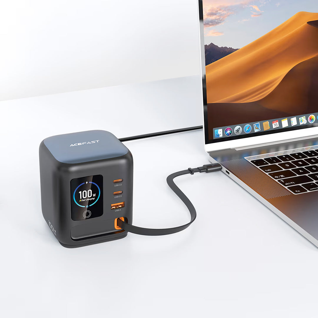 Acefast Z10 PD 100W GaN Desktop Power Station - Black Acefast Z10 PD 100W GaN Desktop Power Station - Black