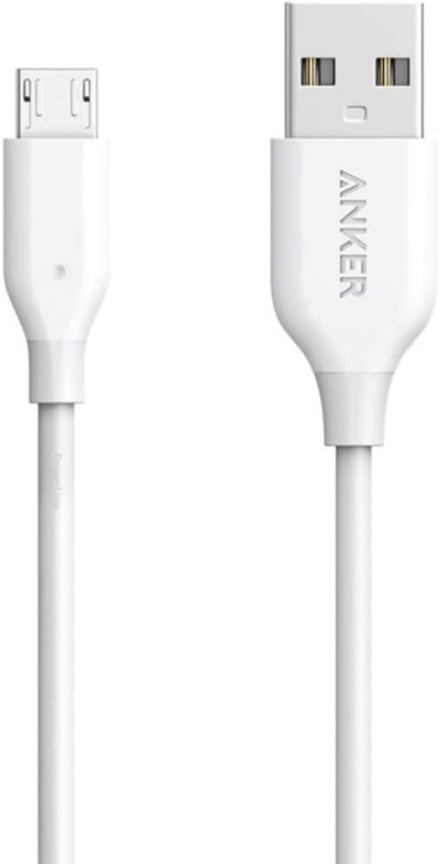 Anker PowerLine Micro USB 3ft White Offline V3 A8132H21 Anker PowerLine Micro USB 3ft White Offline V3 A8132H21