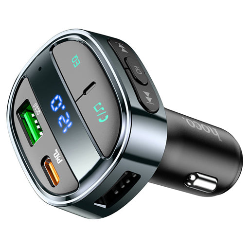Hoco Car charger E70 PD30W+QC3.0 with wireless FM transmitter Hoco Car charger E70 PD30W+QC3.0 with wireless FM transmitter