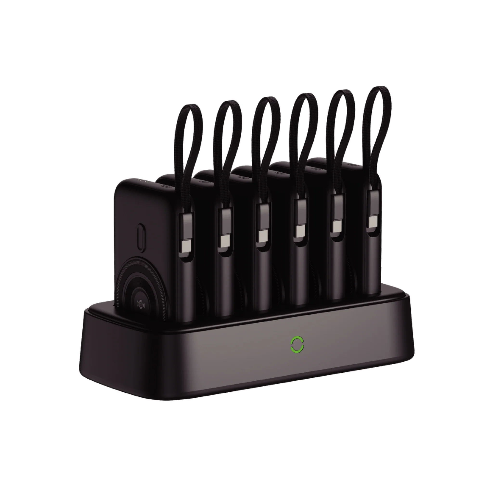 Exact Magnetic Power Bank 10000mAh 6-in-1 Charging Combo (EX1064) - Black