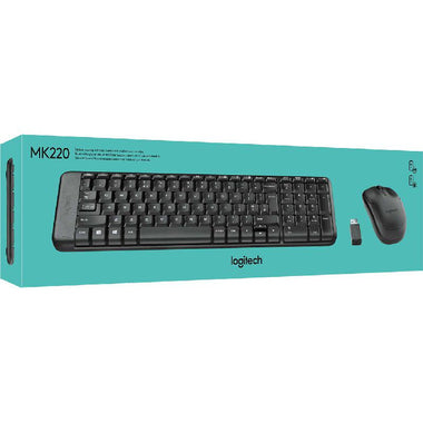 Logitech MK220 Wireless Combo Arabic Keyboard and Mouse