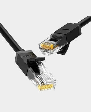 UGREEN Cat 6 Round UTP Gigabit Ethernet Cable (2M) in Black, available for online purchase and delivery in Doha, Qatar.