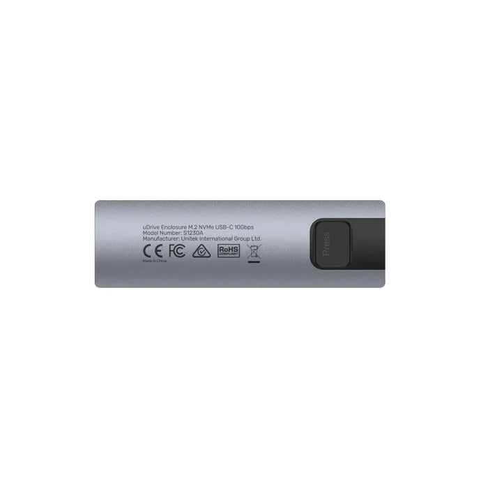 UNITEK uDrive M.2 Enclosure NVMe/SATA 10Gbps UNITEK uDrive M.2 Enclosure NVMe/SATA 10Gbps