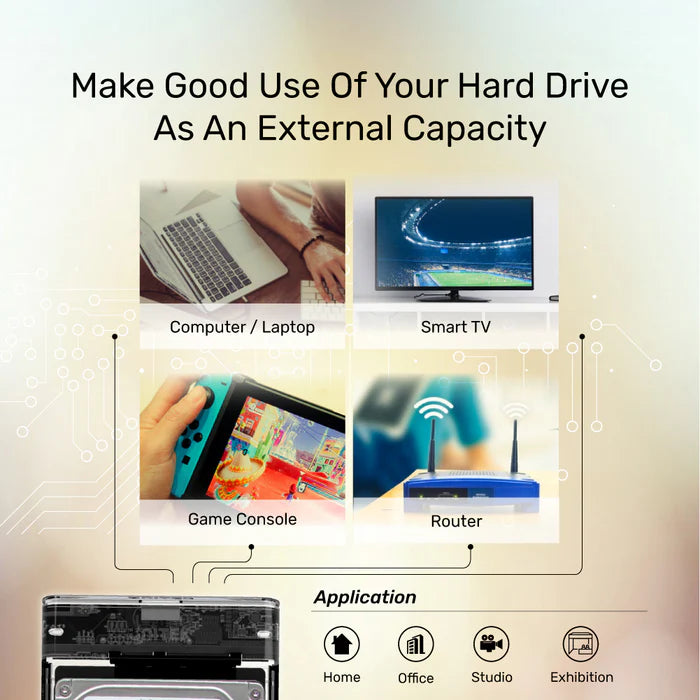 UNITEK DiskGuard Limpid R SATA III 2.5 HDD/SSD Hard Disk Enclosure UNITEK DiskGuard Limpid R SATA III 2.5 HDD/SSD Hard Disk Enclosure