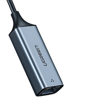 Ugreen USB-C 1000 Mbps Ethernet Adapter CM199 – Space Grey Ugreen USB-C 1000 Mbps Ethernet Adapter CM199 – Space Grey