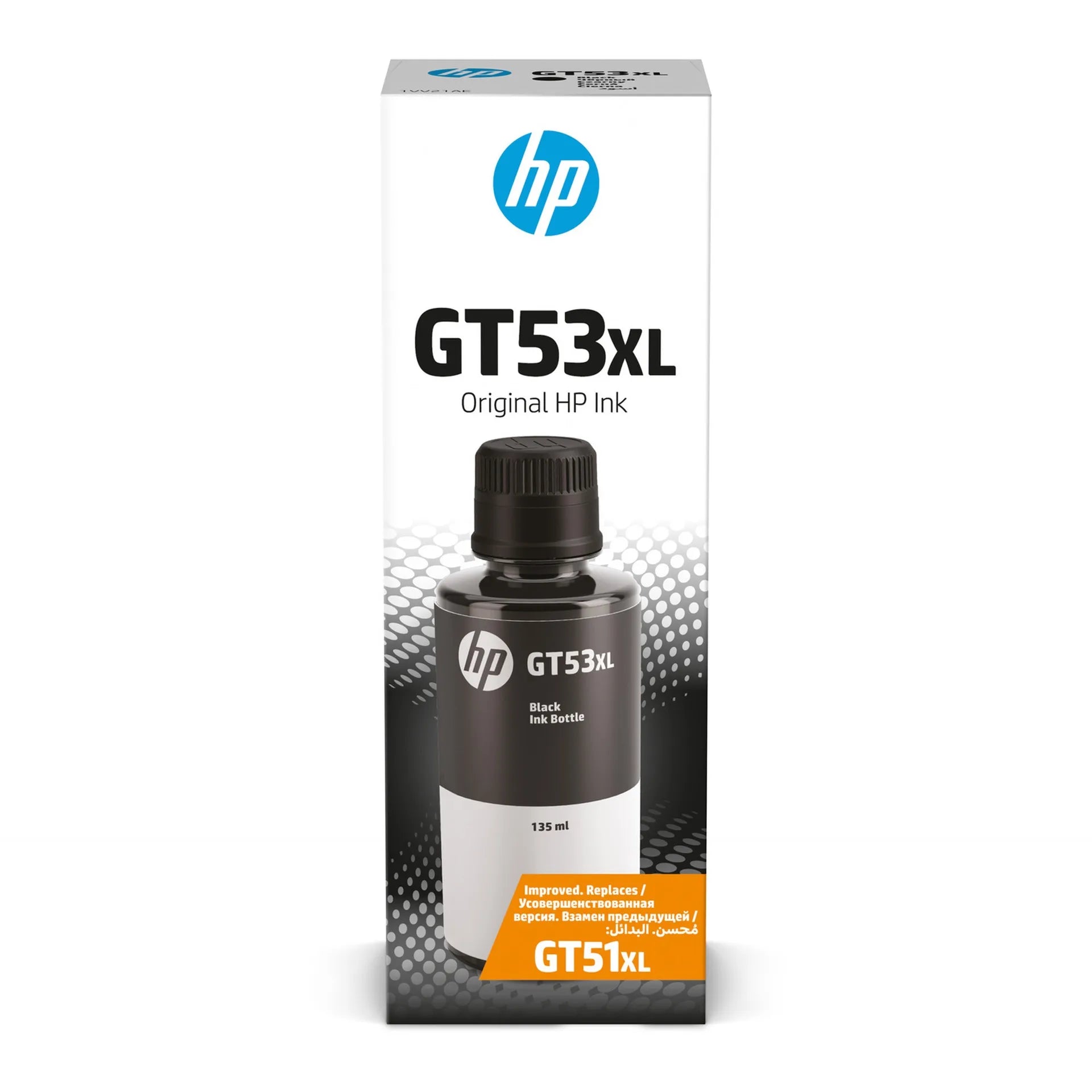 HP GT53XL 135-ml Black Original Ink Bottle HP GT53XL 135-ml Black Original Ink Bottle