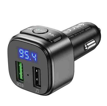 Hoco E67 Fighter QC3.0 Car Bluetooth FM Transmitter