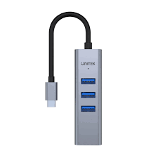 Unitek uHUB Q4+ 4-in-1 USB-C Ethernet Hub