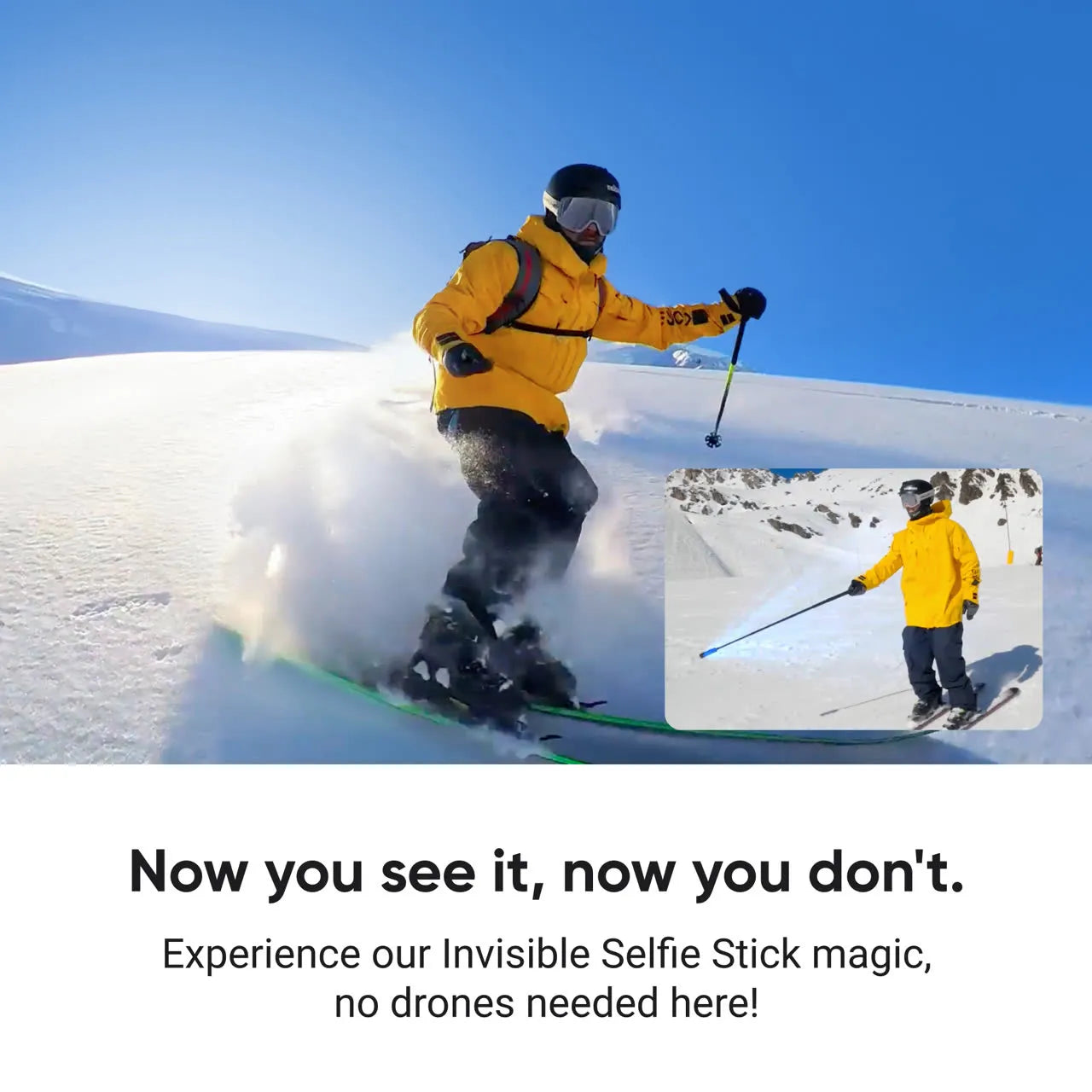 Insta360 Invisible Selfie Stick – 114 cm Insta360 Invisible Selfie Stick – 114 cm