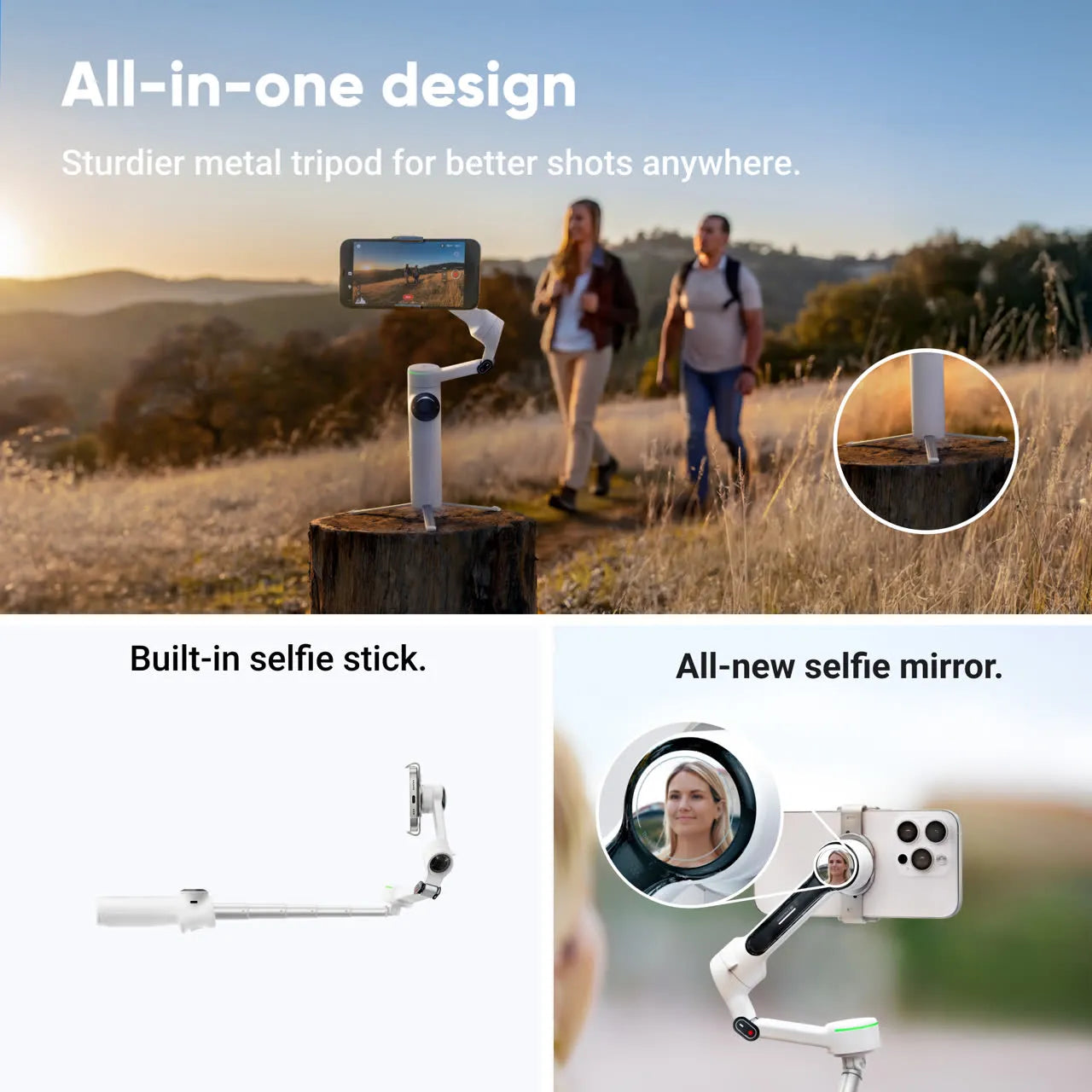 Insta360 Flow 2 Pro Standard Bundle – S Grey